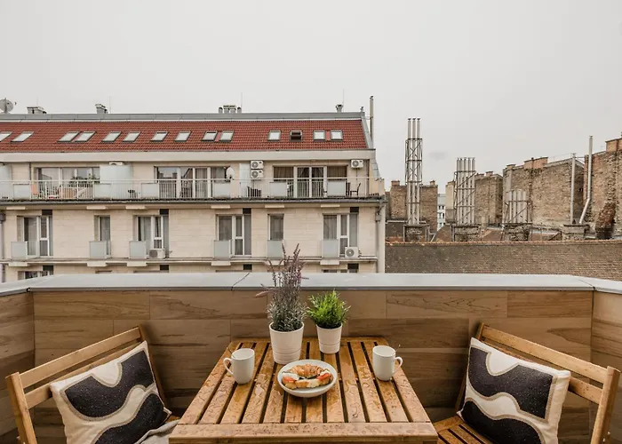Luxe 3bed 3bath With Balcony & Views By Newyork Cafe Apartament Budapeszt